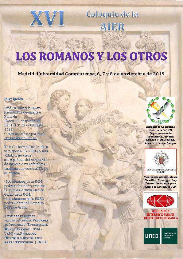 LOR ROMANOS Y LOS OTROS. 6-8 de noviembre de 2019